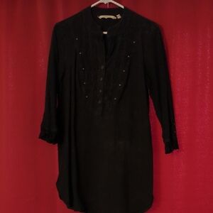 Soft Surroundings Black Blouse